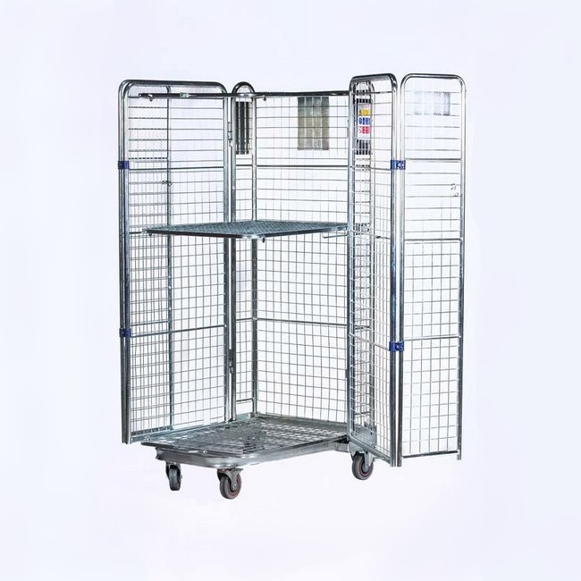 SW rolltainer, similar to security cages for storage from gls, trojan trolleys.