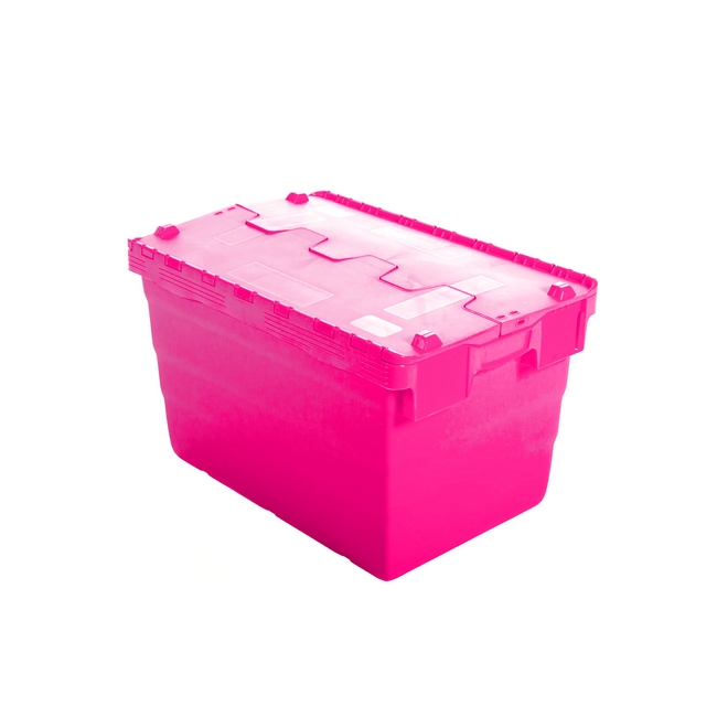 SW crate, similar to alc, attached lid container from gls equipment, mpact.