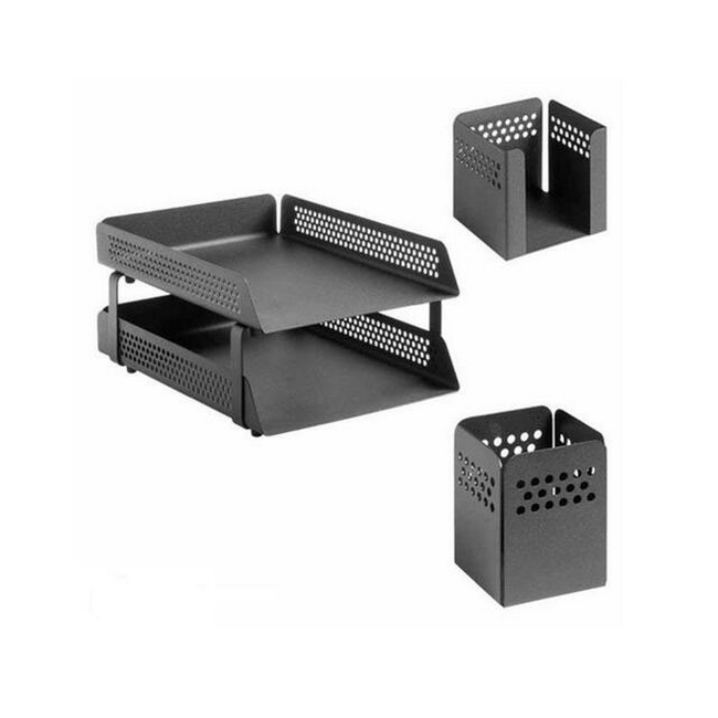 SW desk set, similar to desk set, letter trays, stationery desk set from pioneer plastics, krost.