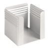 Picture of Paper Cube - Fluted Steel Range - Metal - 10.5 x 10.5 x 10.5 cm - Colour Options - 534BL