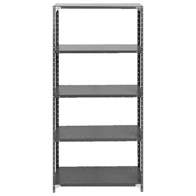 Steel Shelving 5 Shelves HHHAUC17grey SupplyWise