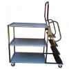 SW picking trolley, comparable to trolley, trollies, steel trolley by castor and ladder, caslad.