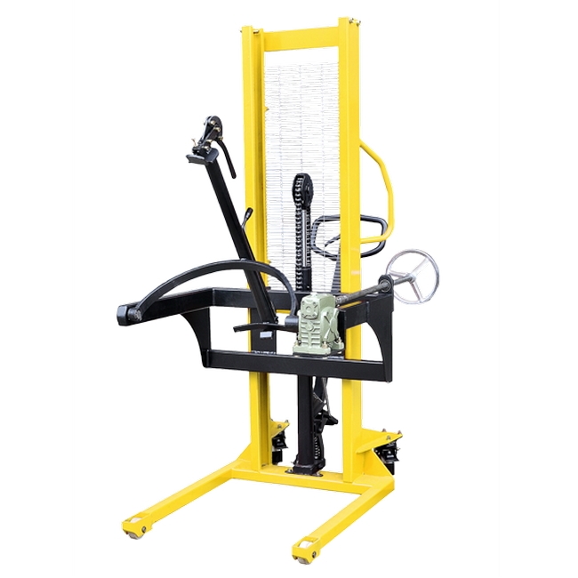 SW drum lift rotator, similar to drum rotator forklift attachment from castor and ladder, linvar.