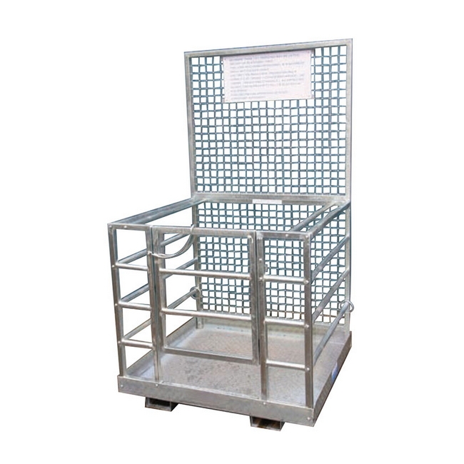 SW forklift safety, similar to safety cage, forklift safety cage from castor and ladder, linvar.