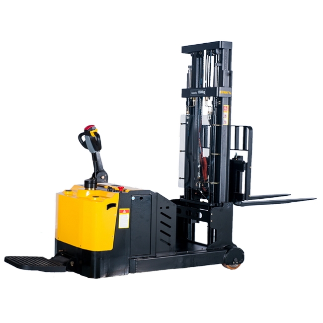 SW pallet stacker, similar to pallet stacker, ride on pallet stacker from makro, builders, caslad.