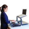 SW ergonomic workstation, compares with laptop stand, ergonomic laptop stand via game, waltons.