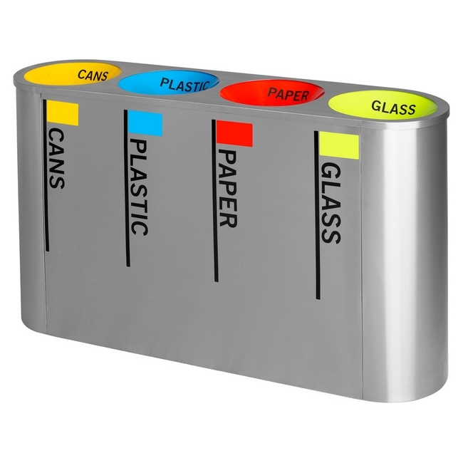 SW recycling bin four, similar to recycling bin, recycling box from pioneer plastics, krost.
