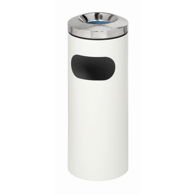 SW steel litter bin, similar to smoking bins, cigarette bins from office group, makro, krost.