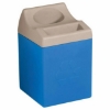 Picture of Plastic Recycle Battery Bin - Modulus - 33 x 33 x 66cm - Colour Options - RECMDBBGN