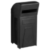 Picture of Modulus Plastic Recycle Bin - With Exterior Lid and Bin Liner - 40 x 40 x 95cm - Colour Options - RECMDOBBERECMDOLBE