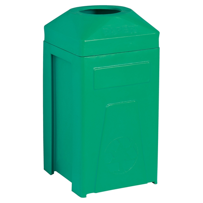 Modulus Plastic Recycle Bin | KRO-RECMDOBRD-RECMDILRD | SupplyWise