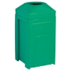 Picture of Modulus Plastic Recycle Bin - With Interior Lid and Bin Liner- 40 x 40 x 95cm - Colour Options - RECMDOBRDRECMDILRD