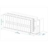 SW steel bulk filer, comparable to bulk filer, tidy files, filing systems by krost shelving,mrshelf.
