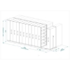 SW steel bulk filer, comparable to bulk filer, tidy files, filing systems by displayrite,tidy files.