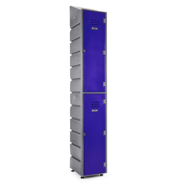 SW plastic locker, similar to plastic locker, plastic gym locker from atlas plastics, roto.