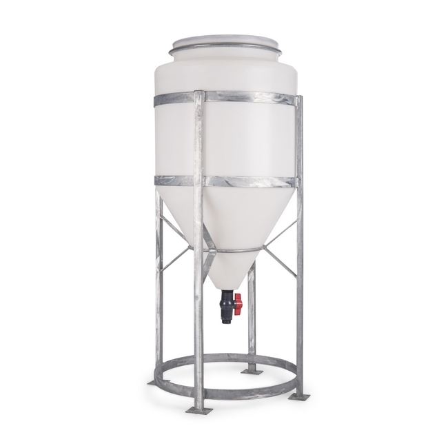 SW conical fermentation, similar to conical tank, fermentation tank from atlas plastics, roto.