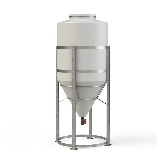 SW conical fermentation, similar to conical tank, fermentation tank from linvar, pioneer plastics.