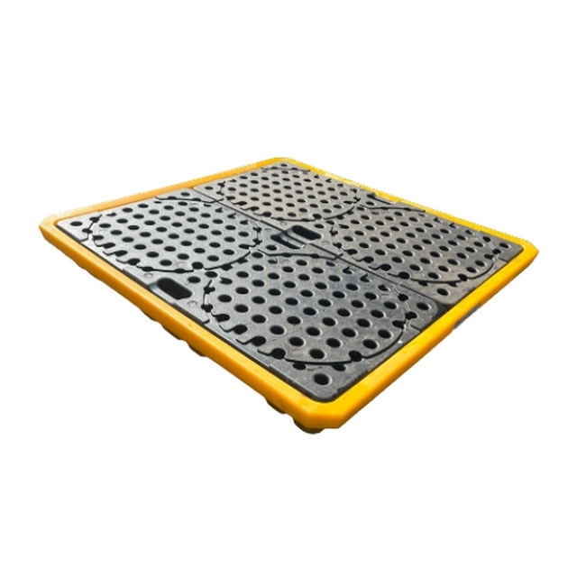 SW drum spill deck, similar to spill deck pallet, spill decks containment pallets from safetysigns,spill tech,.