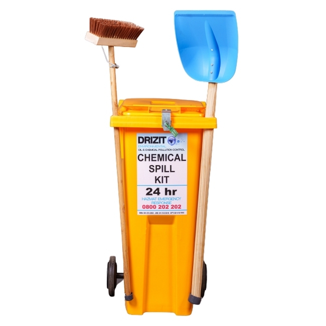 SW wheely bin spill, similar to spill kits, environmental spill kit from rapid spill,afrisupply,.