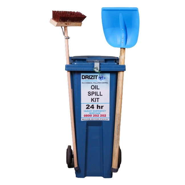 SW wheely bin spill, similar to spill kits, environmental spill kit from spill tech,spilldoctor,.