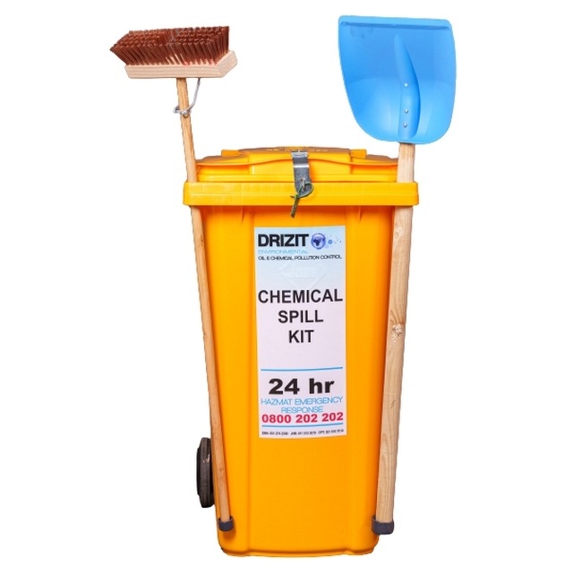 SW wheely bin spill, similar to spill kits, environmental spill kit from safetysigns,spill tech,.