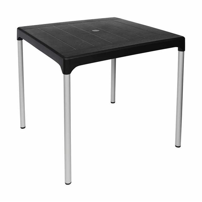 Plastic Square Table BUZ TL CHST BK OD B SupplyWise