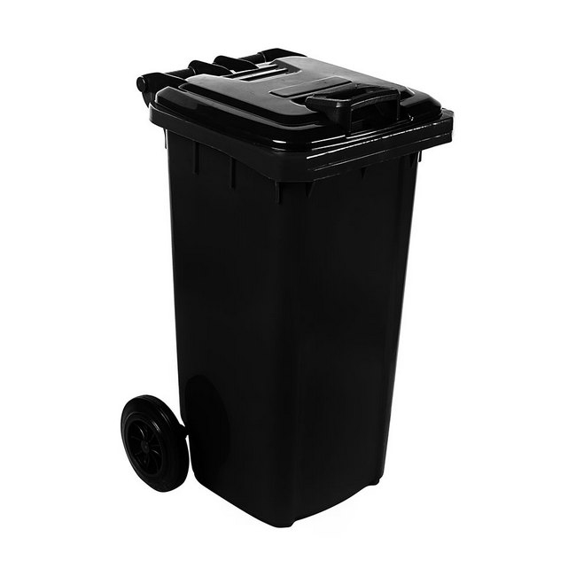 SW 120l wheelie bin, similar to wheelie bin, plastic bin from westpack.