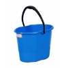 Picture of 15L Plastic Bucket - Handle - No Lid - Pack of 5