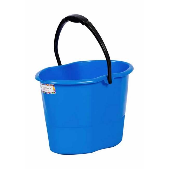 Picture of 15L Plastic Bucket - Handle - No Lid - Pack of 5