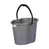 Picture of 15L Plastic Bucket - Handle - No Lid - Pack of 5