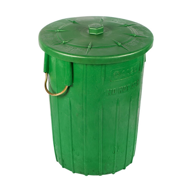 Picture of 90L Plastic Bin - No Hot Ash - Colour Options - Pack of 50