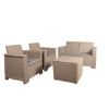 Picture of Jabulani Patio Furniture Set - Outdoor - Rattan Look - Colour Options - 4 Piece