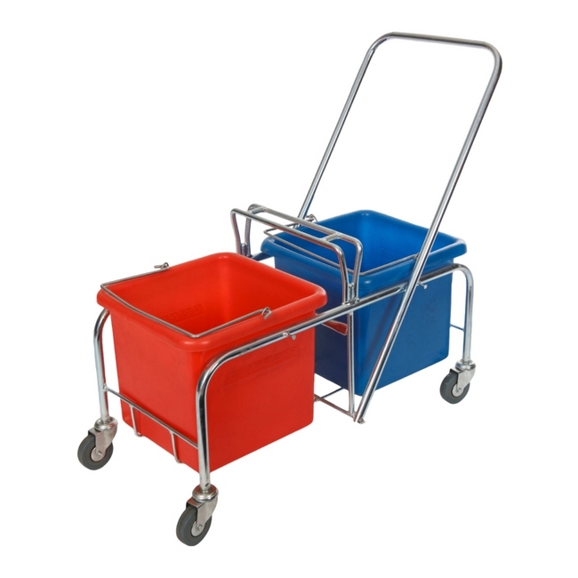 SW double bucket trolley, similar to janitorial trolley, mopping trolley from linvar, trustmed,.