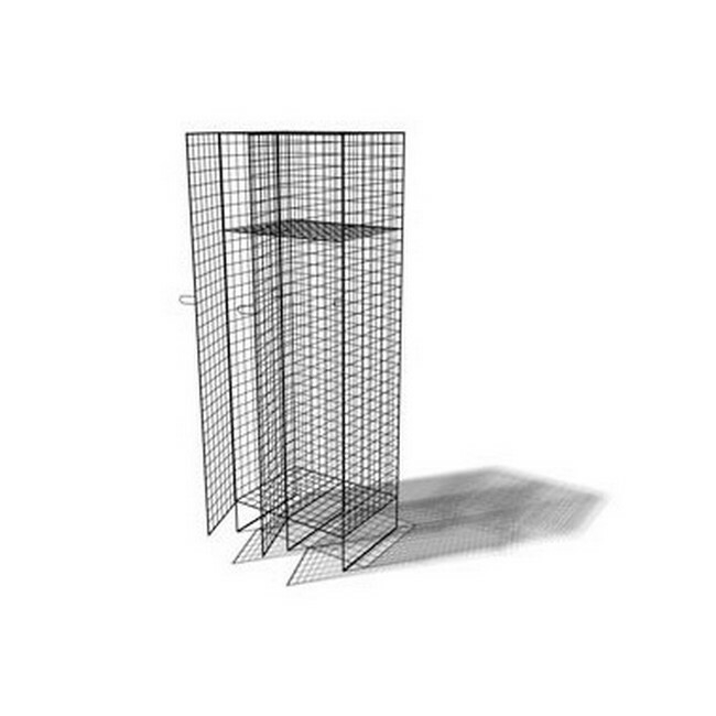 SW wire metal locker, similar to wire locker, wire mesh locker from caslad, greenfield.