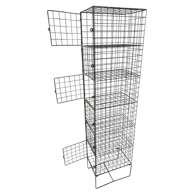 SW wire metal locker, similar to wire locker, wire mesh locker from first office, displayrite.