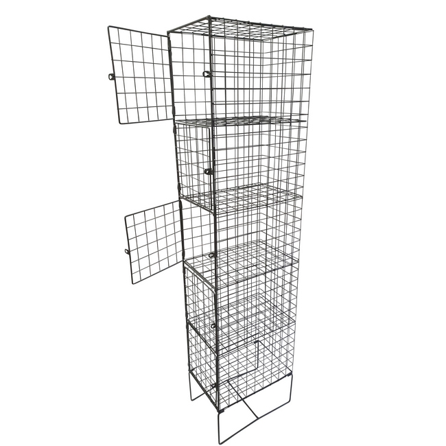 SW wire metal locker, similar to wire locker, wire mesh locker from wireworx, displayrite.