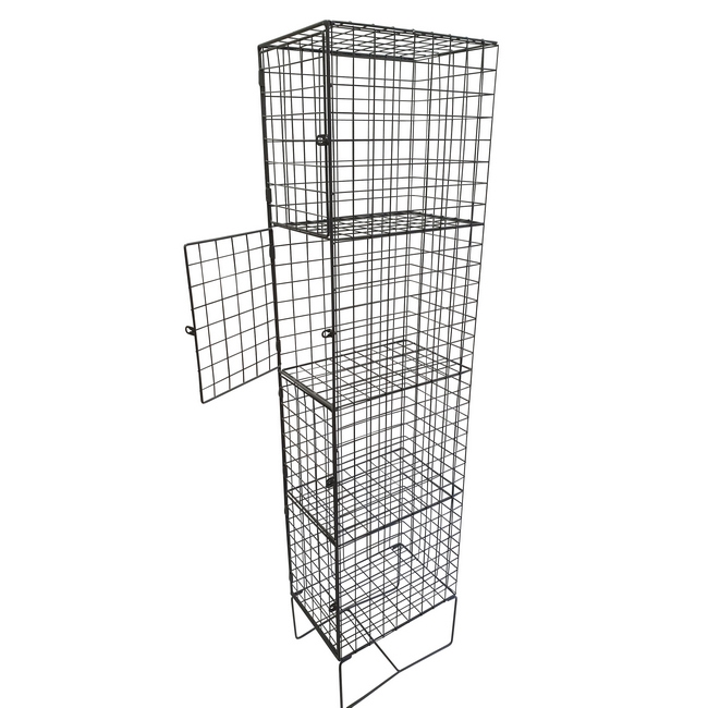 SW wire metal locker, similar to wire locker, wire mesh locker from krost, displayrite.