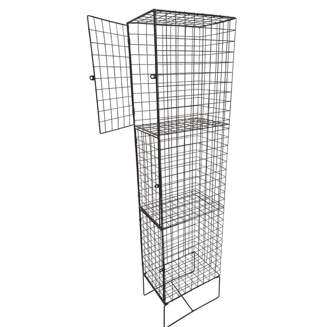 SW wire metal locker, similar to wire locker, wire mesh locker from wireworx, displayrite.