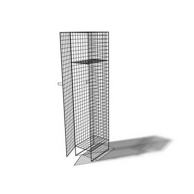 SW wire metal locker, similar to wire locker, wire mesh locker from wireworx, displayrite.