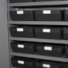 SW grey steel cabinet, comparable to linbin, shelf bin, panel bin by sa ladder, linvar, makro.