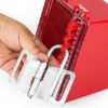 SW lockout hasp, compares with hasps, lockout clasp, master hasp,lock out tag out hasp via digikey, rt6, makro.