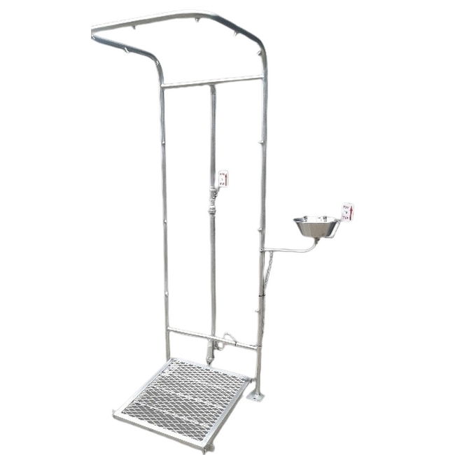SW double column safety, similar to portable eyewash shower, laboratory shower from makro,safety signs,linvar,.