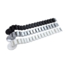 SW snake cable tray, comparable to ergonomics desk, sit stand desk by supplywise.
