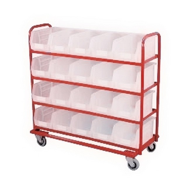 SW steel trolley, similar to steel trolley, trolley with linbins from linvar,lin bin.