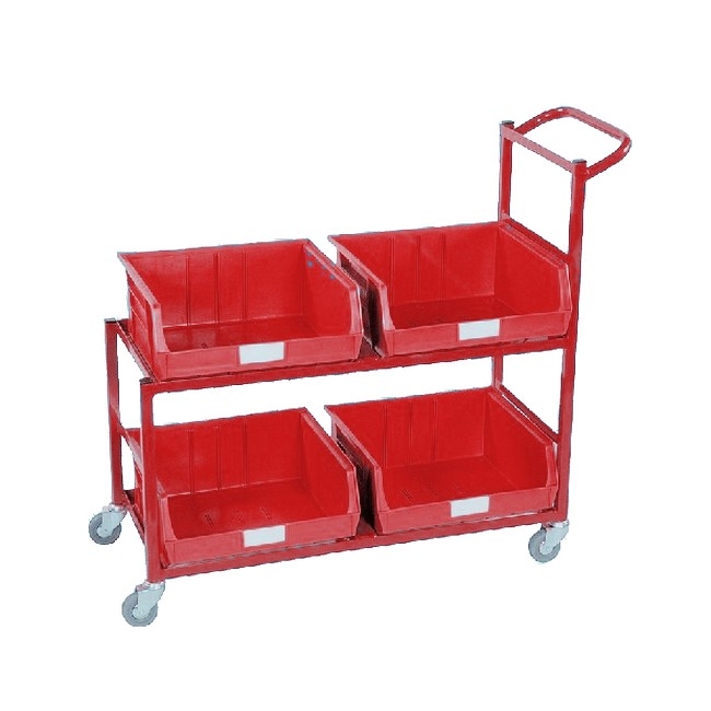 SW steel trolley, similar to steel trolley, trolley with linbins from linvar,lin bin.