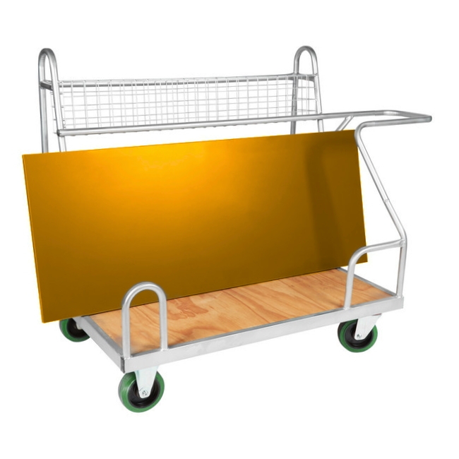 SW board trolley, similar to board trolley, steel trolley from castor and ladder.