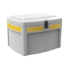 Picture of Delivery Bike Box - MKIV - Reflective Tape - Plastic - 68 x 53 x 44 cm - Colour Options