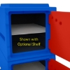 SW plastic food locker, comparable to plastic locker, plastic storage locker by sinvac, pioneer plastics.