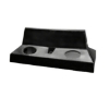 Picture of Wheelie Bin Hood - Plastic - Double - Suitable for 130L Bin - 118 x 53 x 44 cm