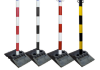 SW base, similar to queuing post, queue barriers from rototank, pioneer, armco.